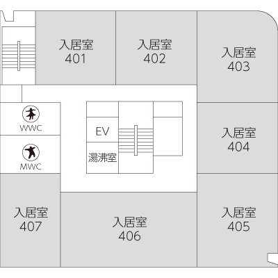 館内地図4F