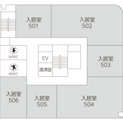 館内地図5F